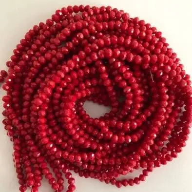 Crystal faceted rondelle 4mm Beads PBC4C23 Peppy Beads Earrings