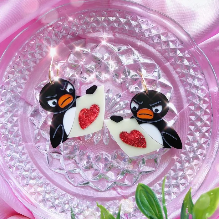 Earrings KGF Jewelry Art Is Hard Acrylic Earrings Keychain Pin