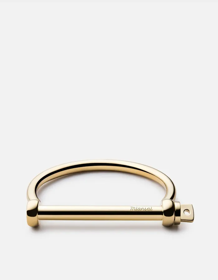 Earrings Miansai Screw Cuff Gold Plated