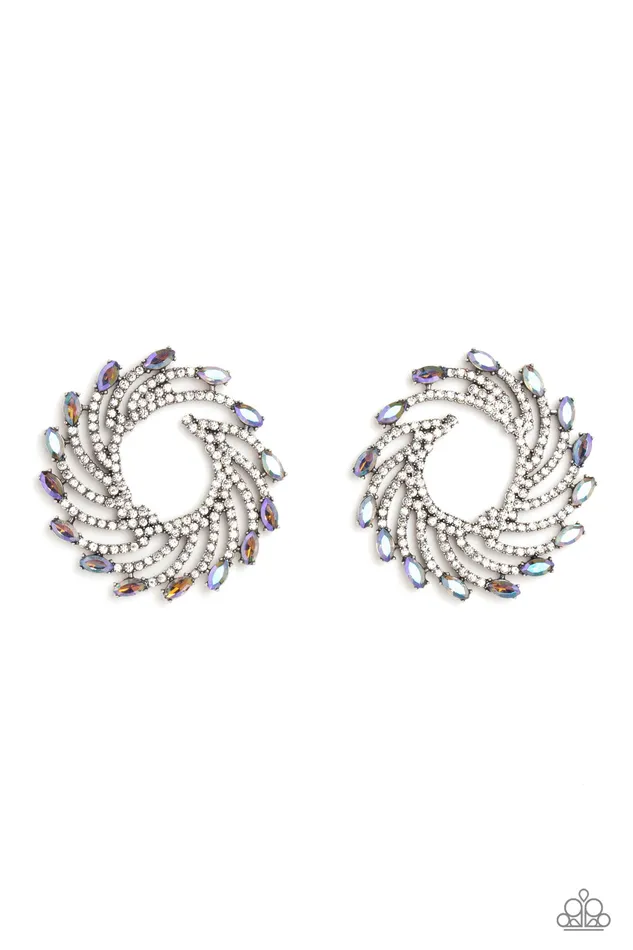 Paparazzi Accessories Earrings Firework Fanfare Multi