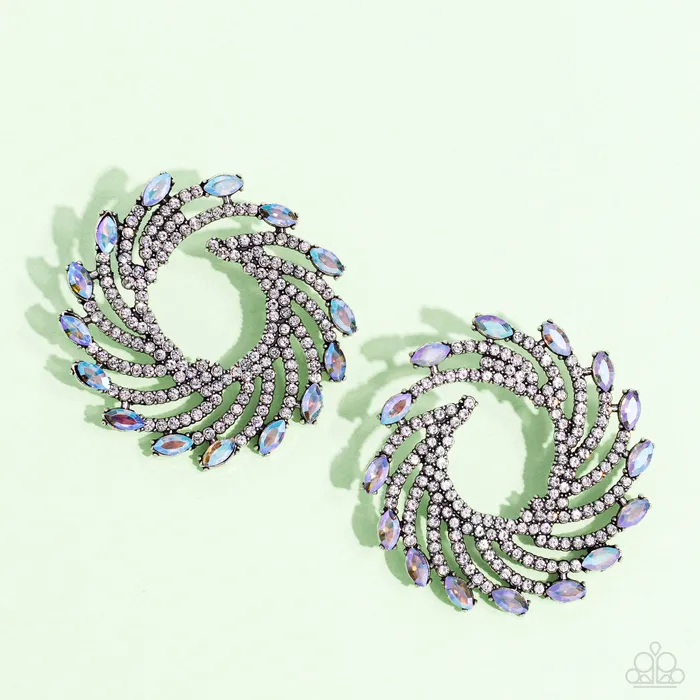Paparazzi Accessories Earrings Firework Fanfare Multi