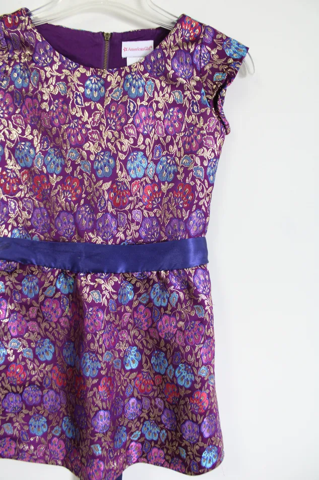 Rings American Girl American Girl Jewel Tone Floral Dress 8