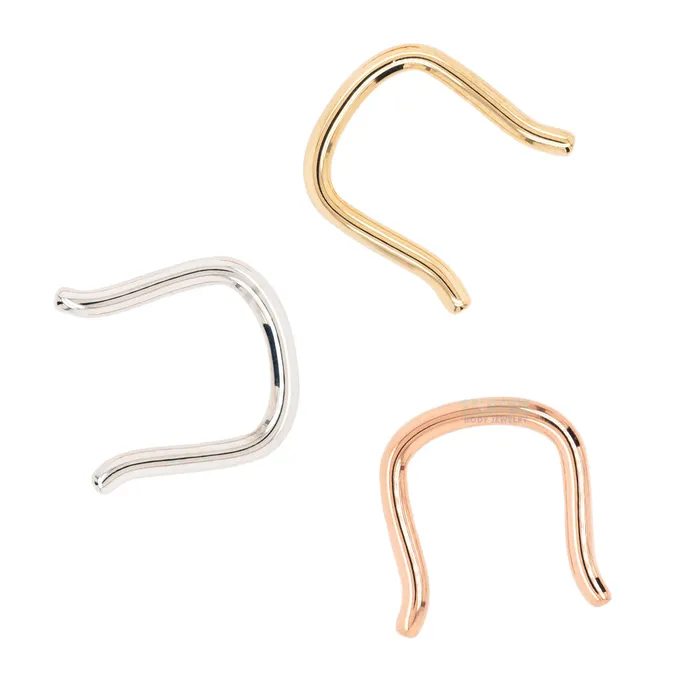 Body Vision BVLA Gold Septum Retainer PreStyled Sets