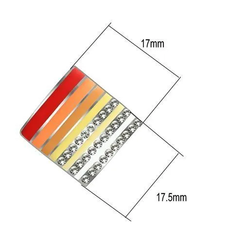 Earrings CJ622S Wholesale Warm Crystal Stainless Steel Earrings Green Earrings CJ622S Wholesale Warm Crystal Stainless Steel Earrings Green