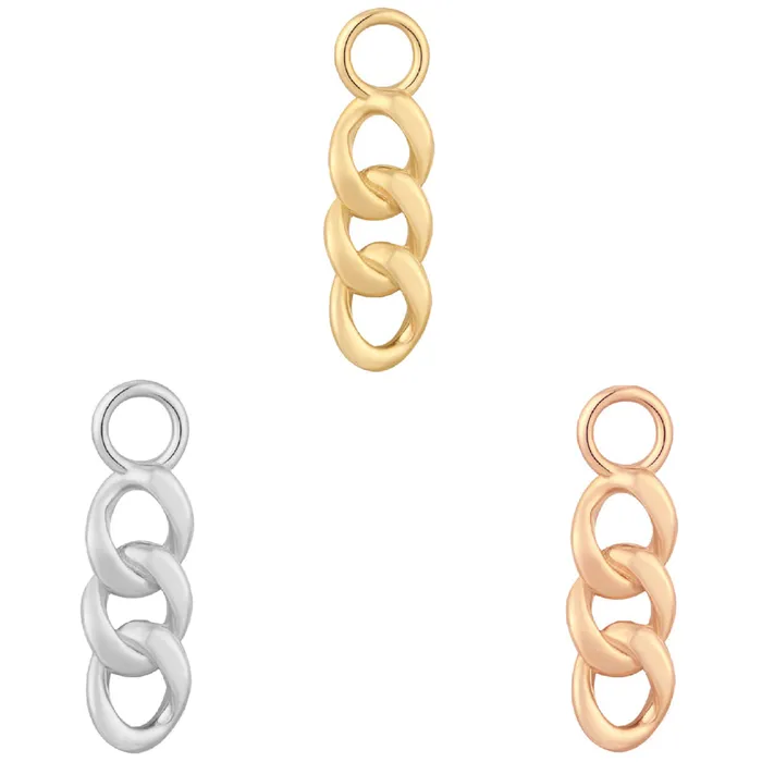 Goldlink Charm in Gold Buddha Jewelry Organics Earrings