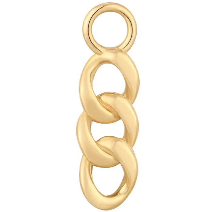 Goldlink Charm in Gold Buddha Jewelry Organics Earrings