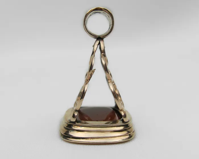 Isadoras A Earrings Georgian 9KT Rose Gold Carnelian Fob Isadoras A Earrings Georgian 9KT Rose Gold Carnelian Fob