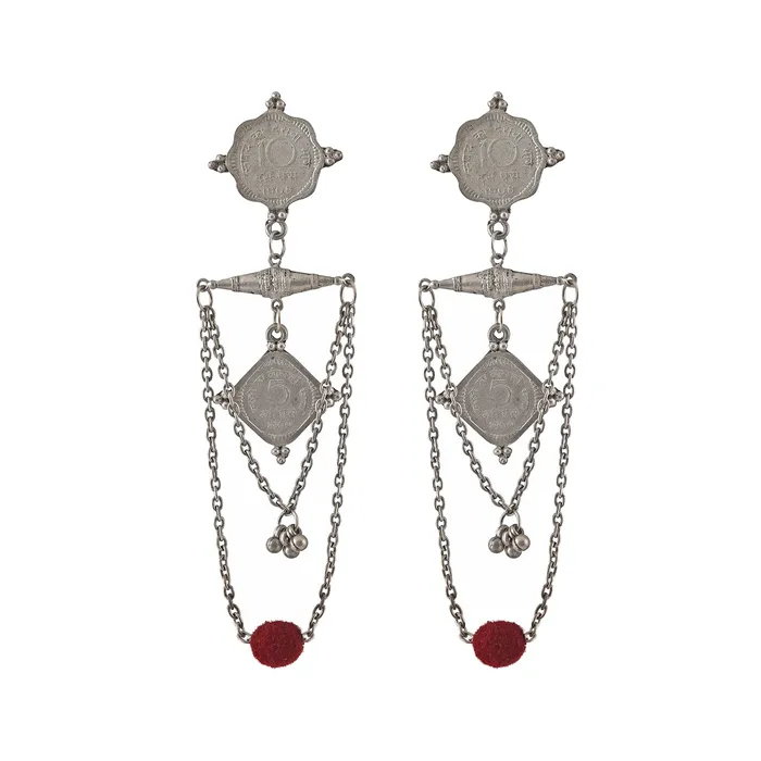 Teejh Kshira Coin Earring Teejh Earrings