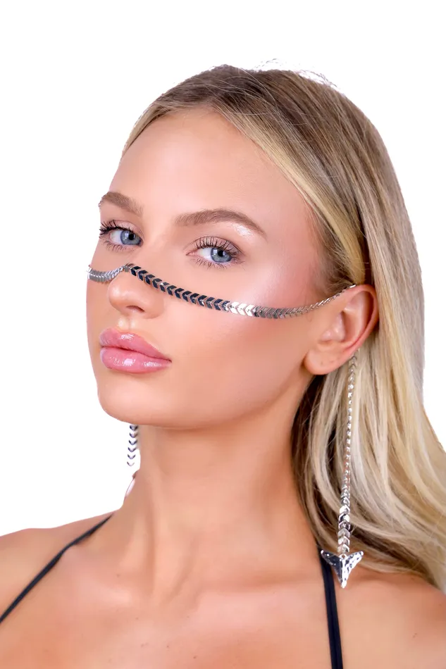 THE LUMI SHOP Silver Empress Face Chain Necklaces