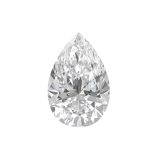Unbridaled Diamond Earrings 1ct GIA Pear JSI1 Ethically Mined