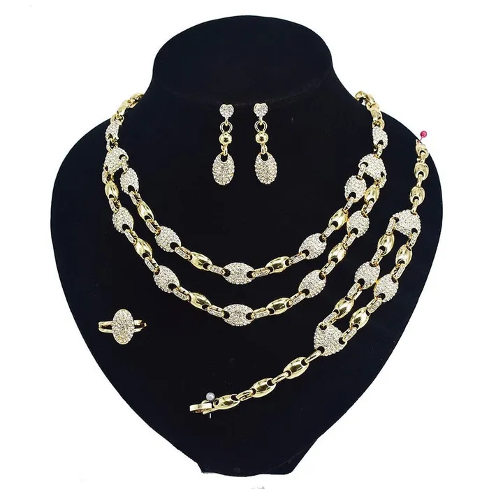 Double Layer Xo Necklace Set Jewelvers Necklaces