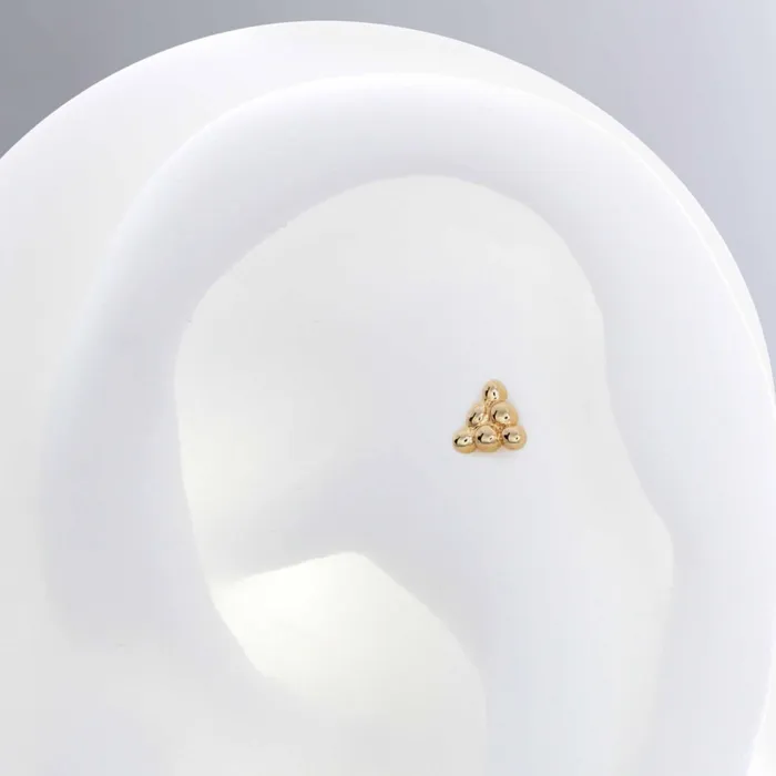 Earrings Body Vision 6 Bead Triangle