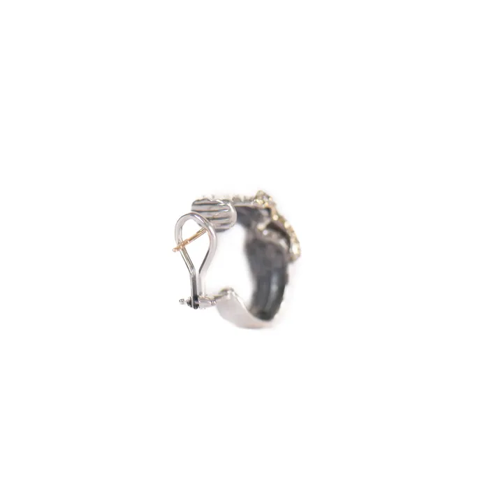 Earrings David Yurman PreOwned David Yurman Diamond Cable X Earrings