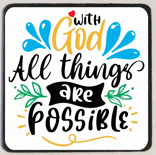 Earrings Iris Fashion Jewelry M211 All Things Are Possible Refrigerator Magnet