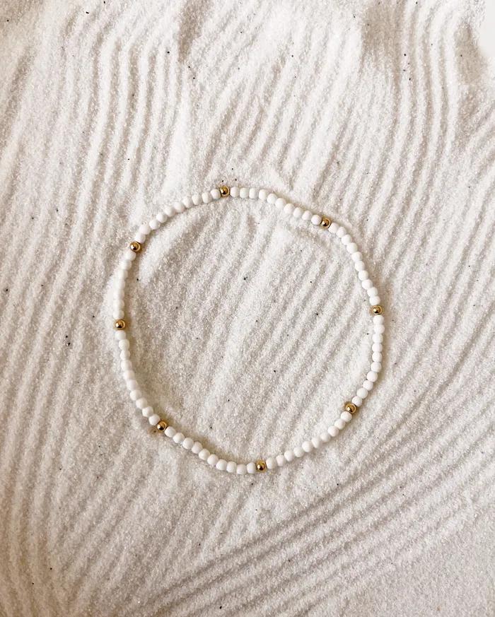 Earrings Stylin By Aylin ONYX BEADED ANKLET