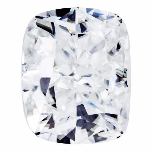 FIRE BRILLIANCE Earrings First Crush Moissanite Crushed Ice Elongated Cushion FIRE BRILLIANCE Earrings First Crush Moissanite Crushed Ice Elongated Cushion
