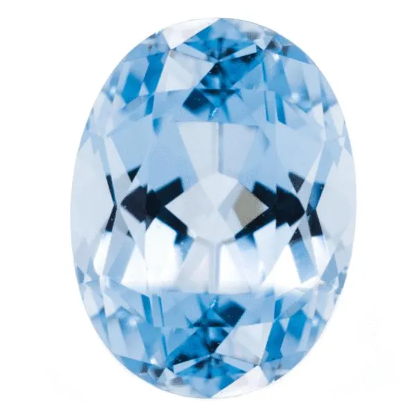 Fire Brilliance Rings Chatham LabGrown Oval Aqua Blue Spinel Stone Size