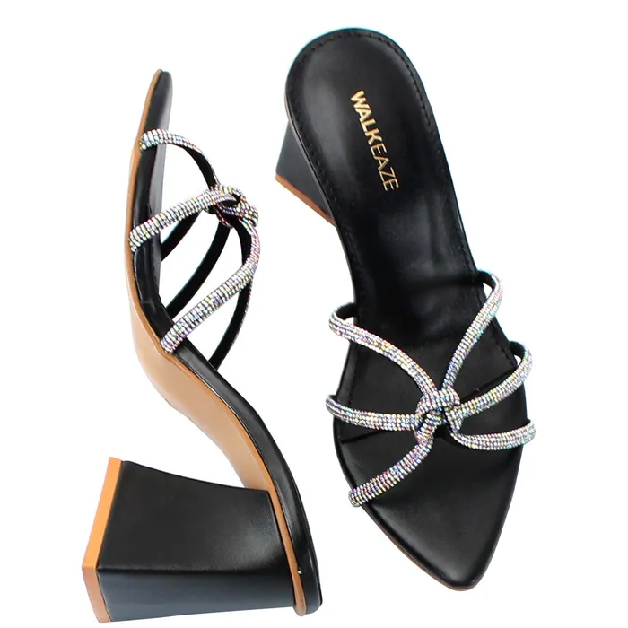 Necklaces Walkeaze Women Formal Block Heel 62744S Necklaces Walkeaze Women Formal Block Heel 62744S
