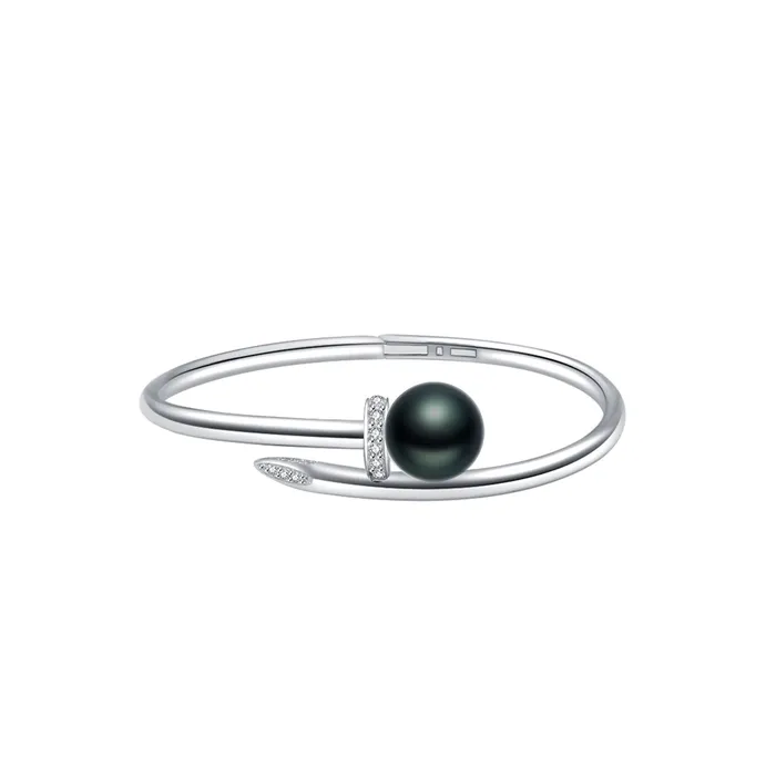 Pearly Lustre Bracelets Elegant Tahitian Pearl Bracelet WB00015