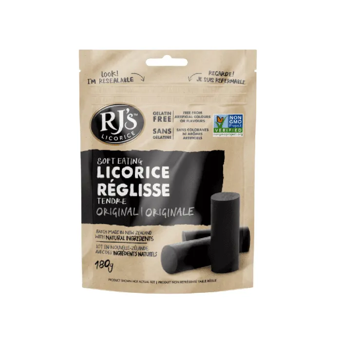 RJs Soft Liquorice Original 180g Star Marketing Earrings