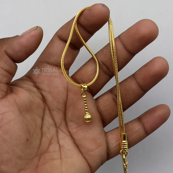 TRIBAL ORNAMENTS 925 sterling silver or gold polished handmade Lord hanuman mace bgotagada sakha design stylish pendant nsp885 Necklaces TRIBAL ORNAMENTS 925 sterling silver or gold polished handmade Lord hanuman mace bgotagada sakha design stylish pendant nsp885 Necklaces