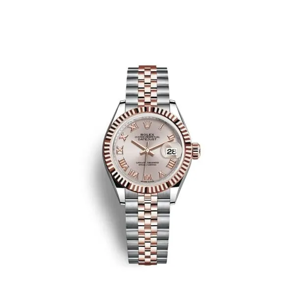 2024 Never Worn Rolex LadyDatejust 28mm Ref 2791710005 Sundust Roman Dial Two Tone Stainless Steel 18K Rose Gold Jubilee Bracelet Womens Watch Rolex Bracelets 2024 Never Worn Rolex LadyDatejust 28mm Ref 2791710005 Sundust Roman Dial Two Tone Stainless Steel 18K Rose Gold Jubilee Bracelet Womens Watch Rolex Bracelets