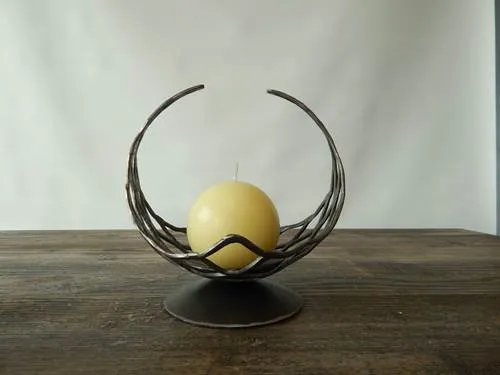 BLACKTHORNE FORGE Rings Open Arc Diamond Basket