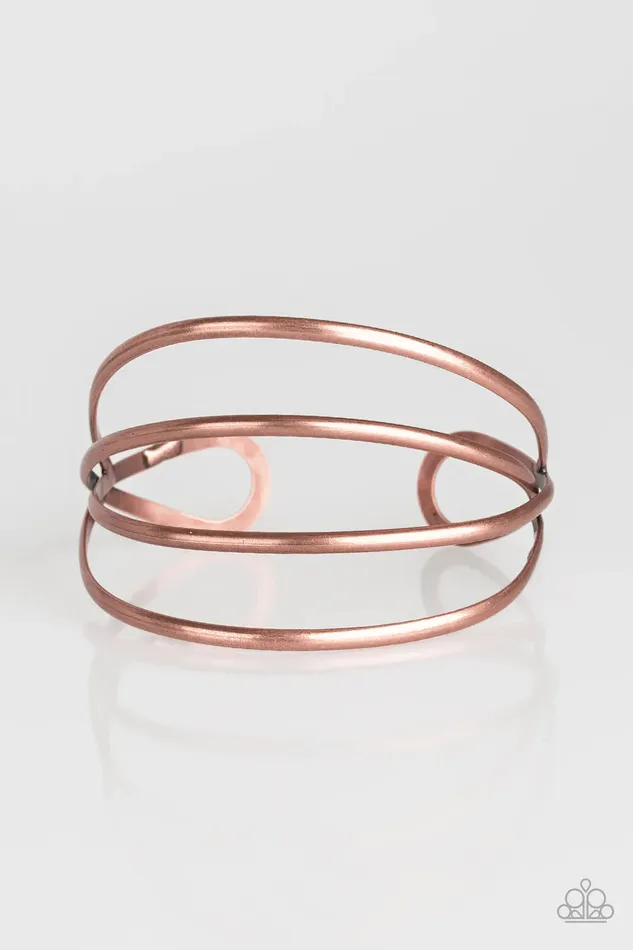 Bracelets Paparazzi Bracelet Take A CATWALK Copper Paparazzi Jewelry