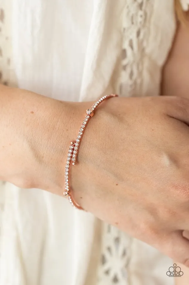 Bracelets Paparazzi Bracelet Upgraded Glamour Copper Paparazzi Jewelry