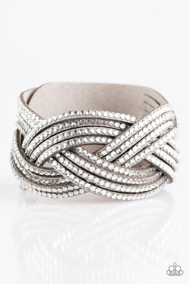 Bracelets Paparazzi Jewelry Paparazzi Bracelet Big City Shimmer Silver