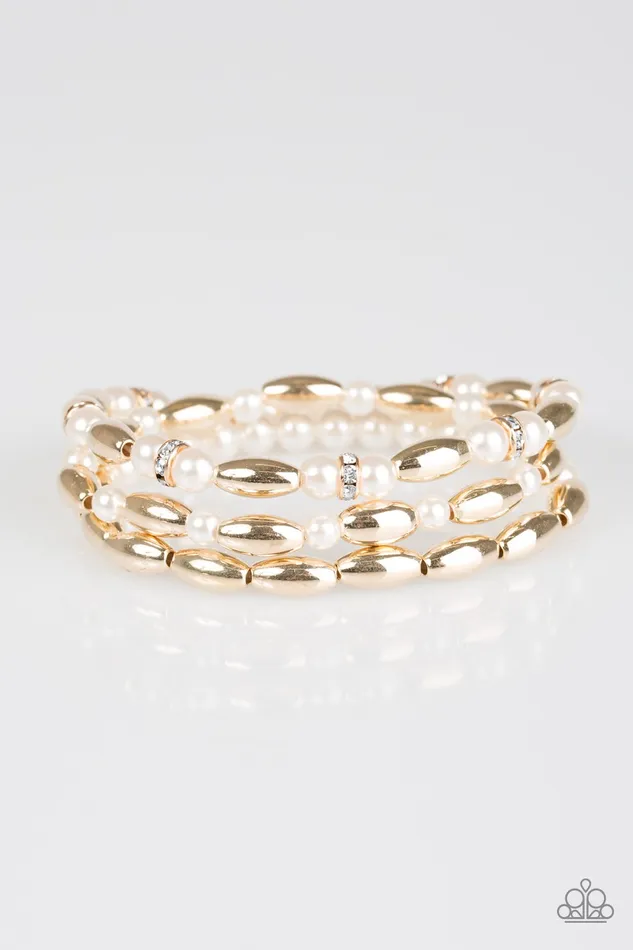 Bracelets Paparazzi Jewelry Paparazzi Bracelet Chic Contender Gold