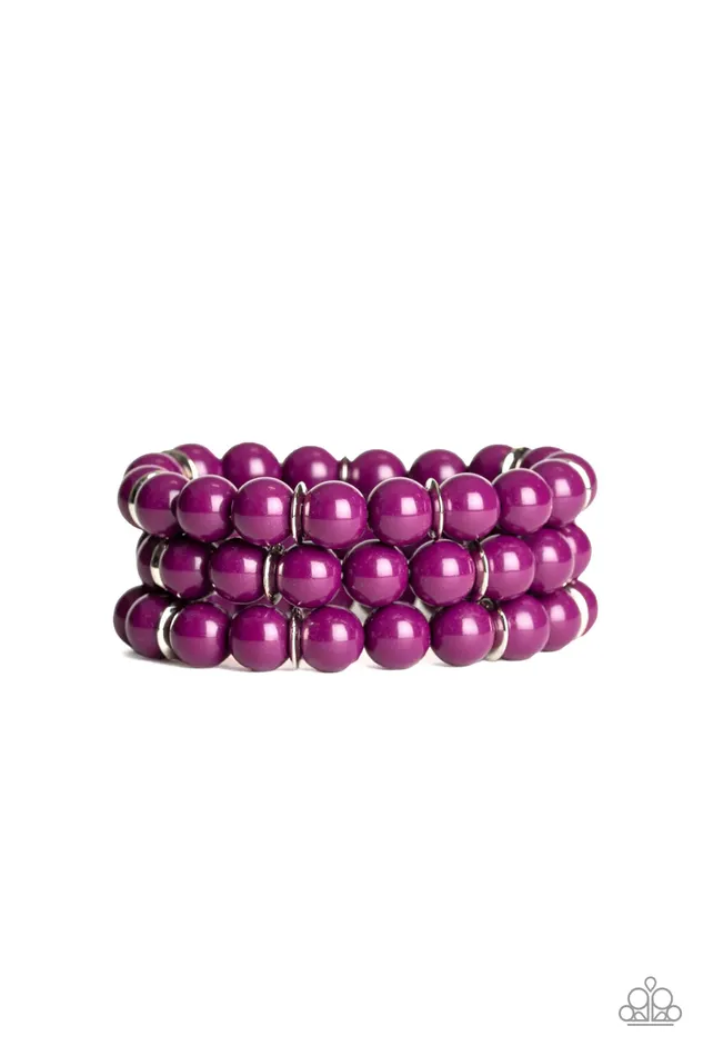 Bracelets Paparazzi Jewelry Paparazzi Bracelet Chroma Collision Purple
