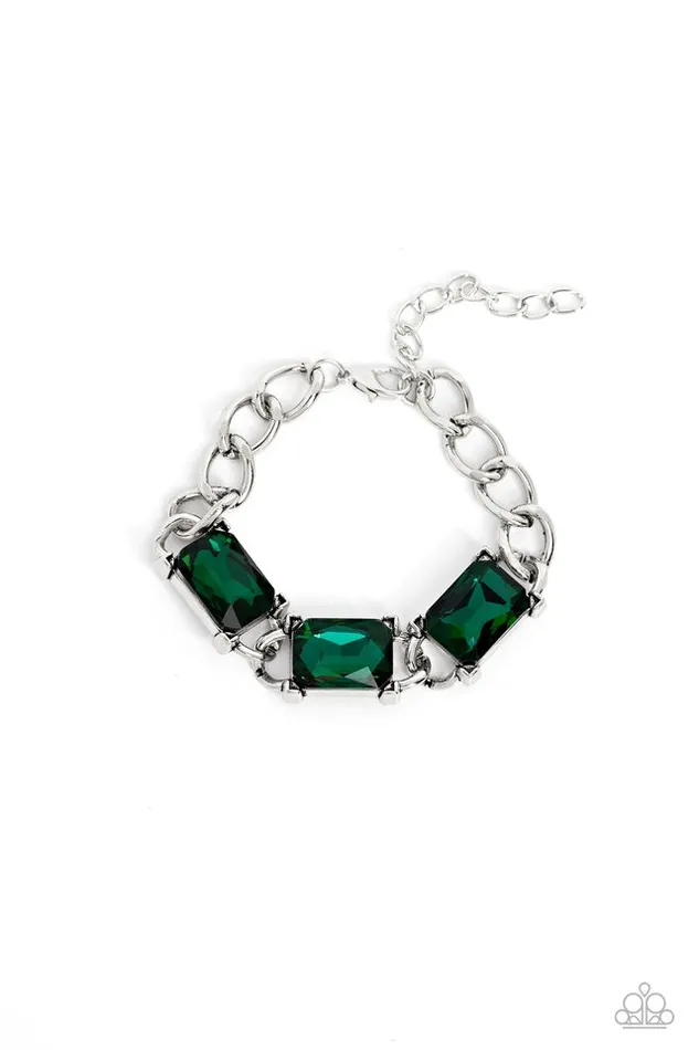 Bracelets Paparazzi Jewelry Paparazzi Bracelet Dazzling Debut Green Bracelets Paparazzi Jewelry Paparazzi Bracelet Dazzling Debut Green