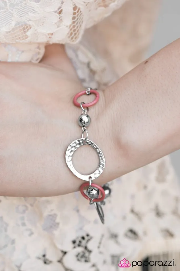 Bracelets Paparazzi Jewelry Paparazzi Bracelet Disc Jockey Pink