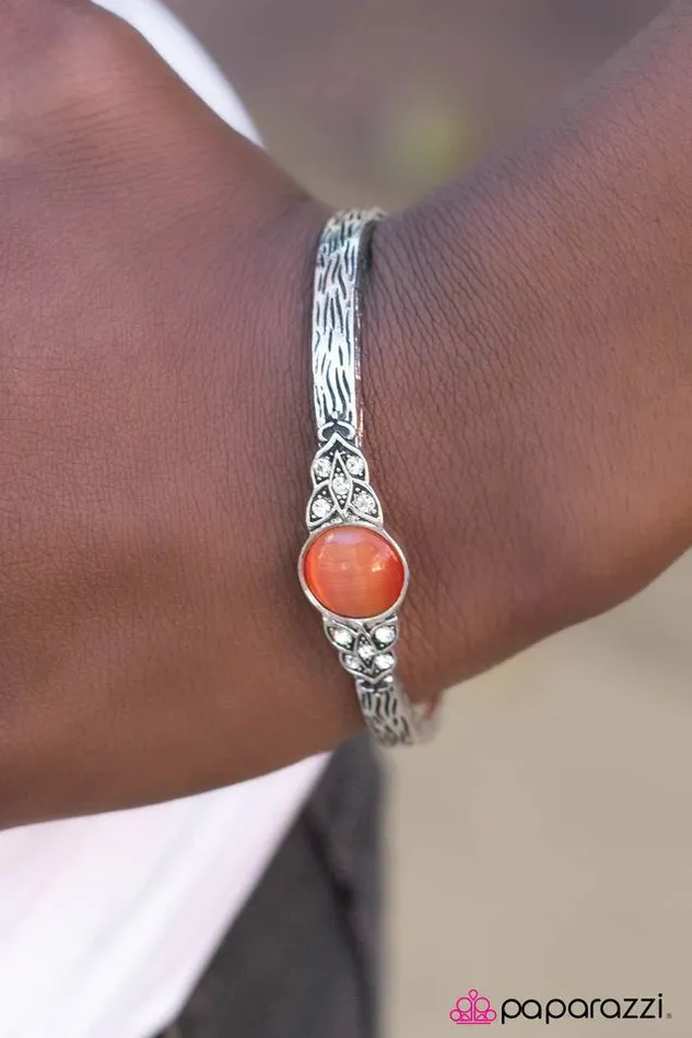 Bracelets Paparazzi Jewelry Paparazzi Bracelet Fairytale Fashion Orange