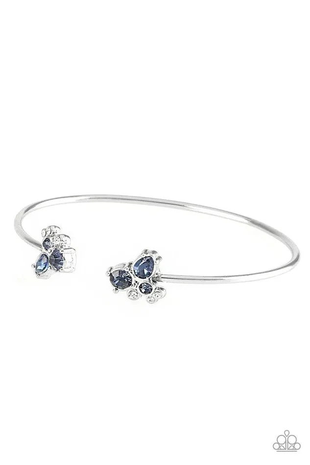 Bracelets Paparazzi Jewelry Paparazzi Bracelet Going For Glitter Blue
