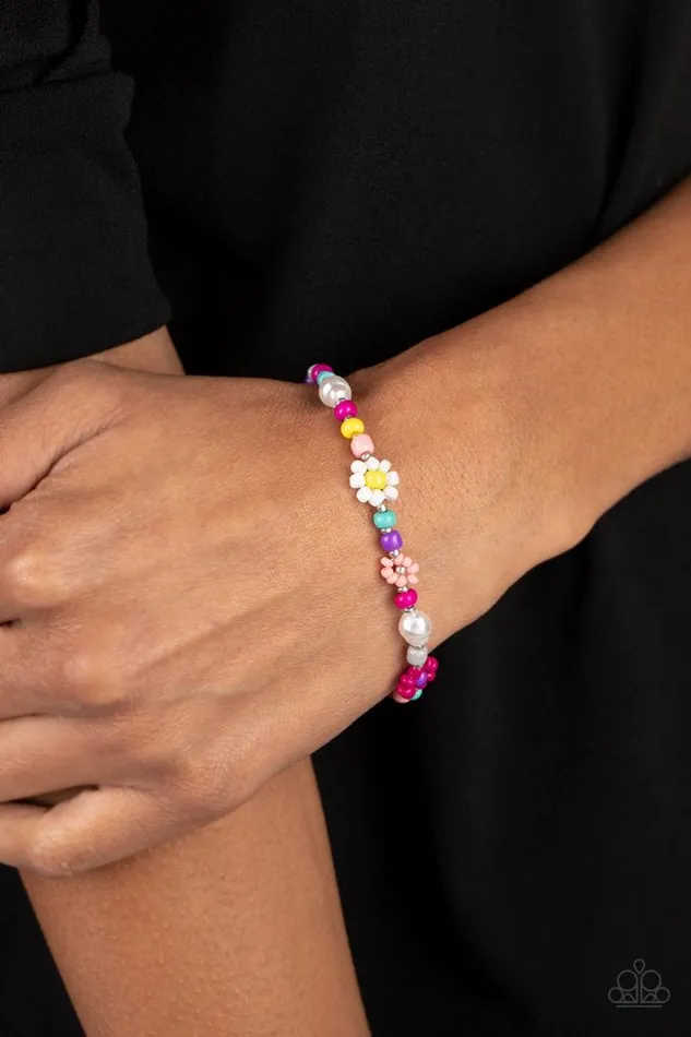 Bracelets Paparazzi Jewelry Paparazzi Bracelet Groovy Gerberas Pink
