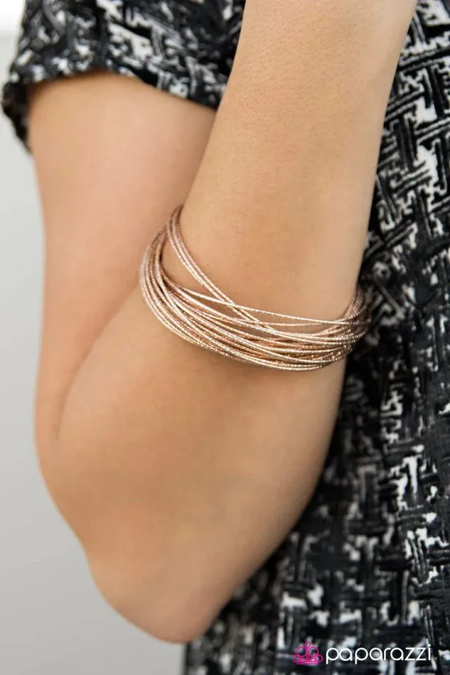 Bracelets Paparazzi Jewelry Paparazzi Bracelet I Sweat Glitter Gold
