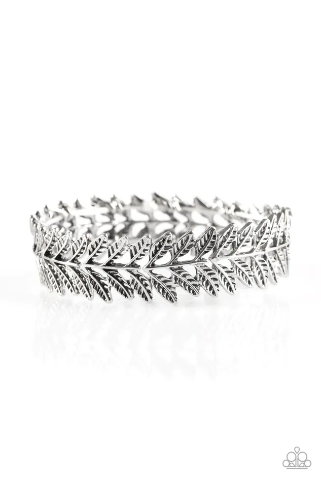 Bracelets Paparazzi Jewelry Paparazzi Bracelet Only Time Willow Tell Silver