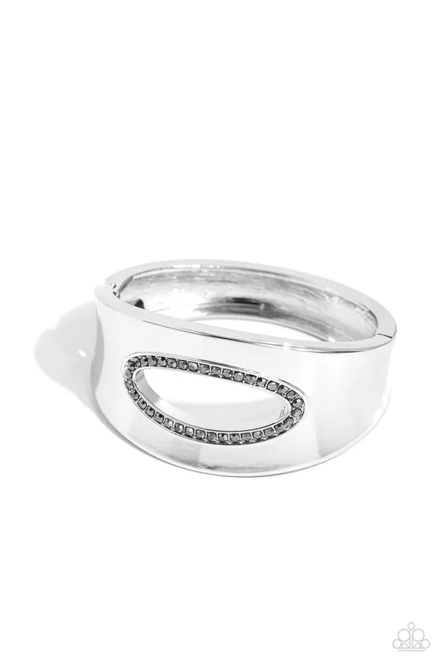 Bracelets Paparazzi Jewelry Paparazzi Bracelet Raised in Radiance Silver Bracelets Paparazzi Jewelry Paparazzi Bracelet Raised in Radiance Silver