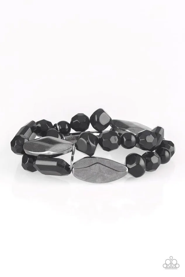 Bracelets Paparazzi Jewelry Paparazzi Bracelet Rockin Rock Candy Black