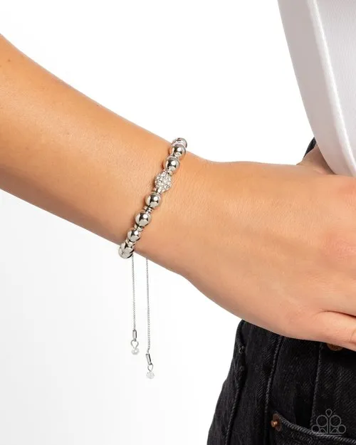 Bracelets Paparazzi Jewelry Paparazzi Bracelet Slow and READY White