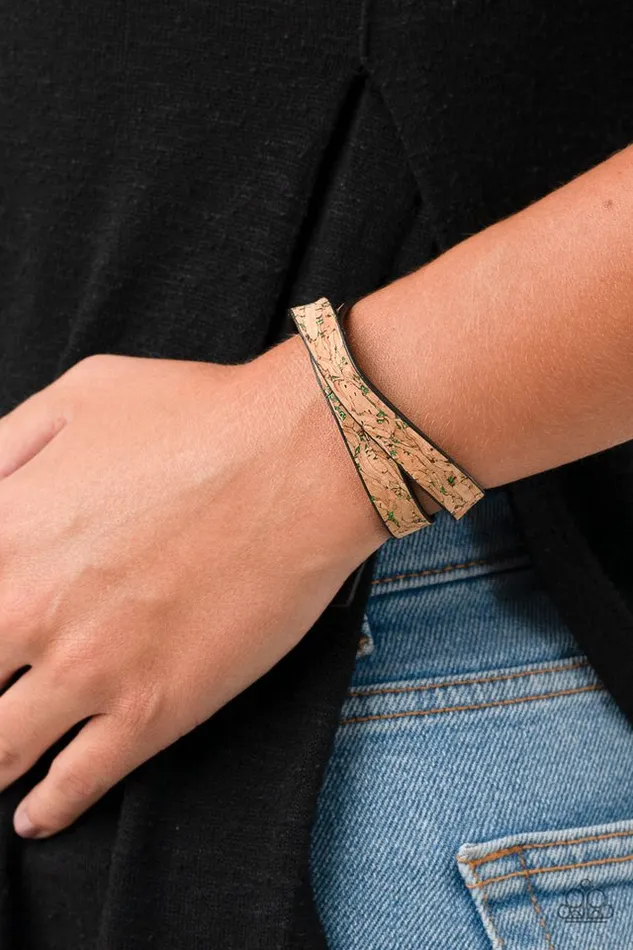 Bracelets Paparazzi Jewelry Paparazzi Bracelet Space Warp Green