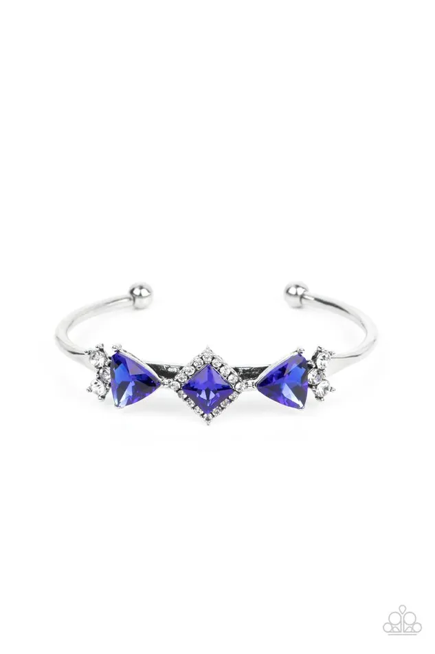 Bracelets Paparazzi Jewelry Paparazzi Bracelet Strategic Sparkle Blue