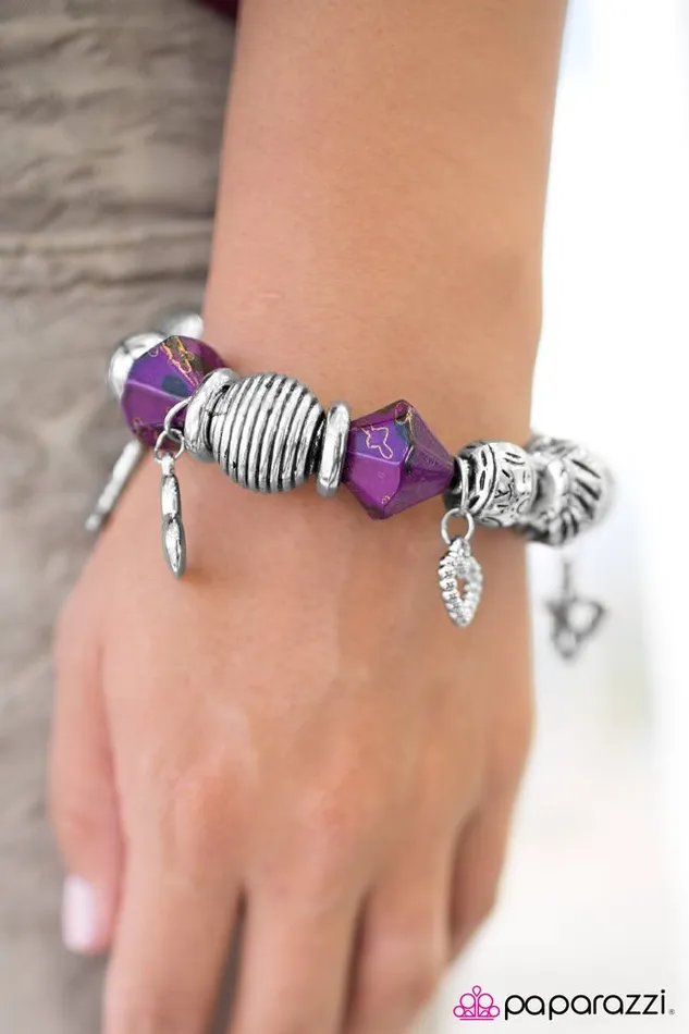 Bracelets Paparazzi Jewelry Paparazzi Bracelet Trip Down Memory Lane Purple