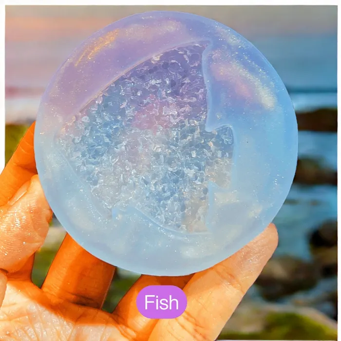 Charm Necklaces IntoResin Handmade Cluster Inlay Sea Creatures Land Animals Decorations Pendants Resin Molds