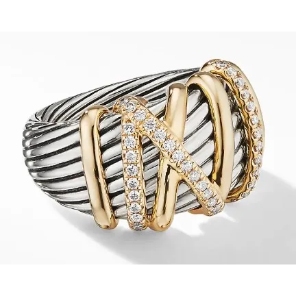 David Yurman Helena Wide Ring David Yurman Rings