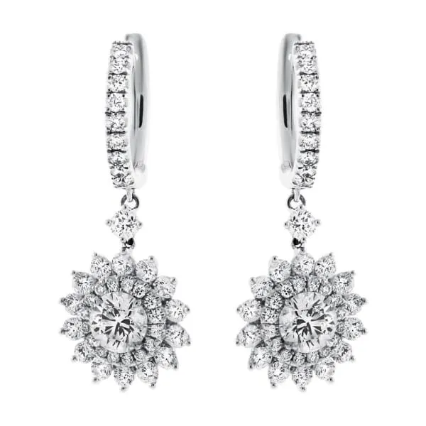 Earrings 18kt Royal Collection Earrings With 345ct Total Diamonds EAR20150 Diamond Source NYC