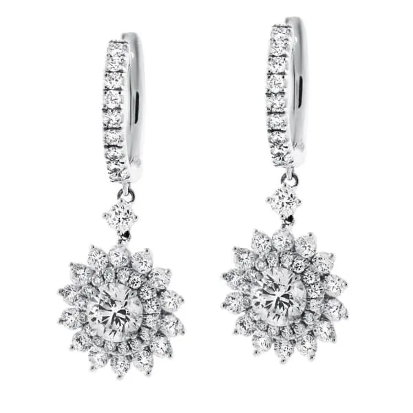 Earrings 18kt Royal Collection Earrings With 345ct Total Diamonds EAR20150 Diamond Source NYC