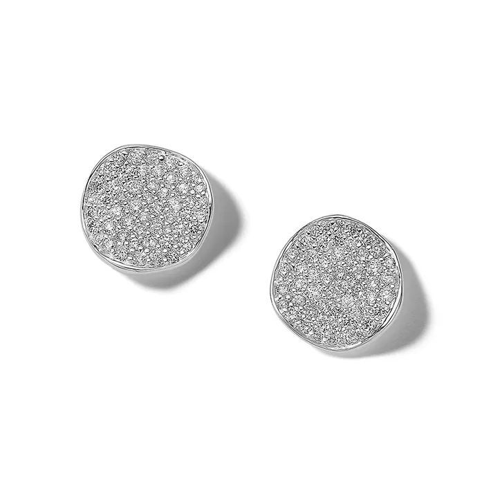 Earrings Ippolita Sterling Silver Stardust Flower Stud Earrings with Diamonds Ippolita Earrings Ippolita Sterling Silver Stardust Flower Stud Earrings with Diamonds Ippolita